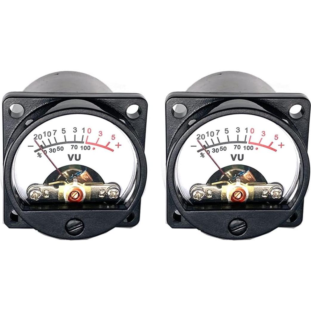 Kit 2 Medidores VU 35mm Cywhrvzsf con Placa de Control
