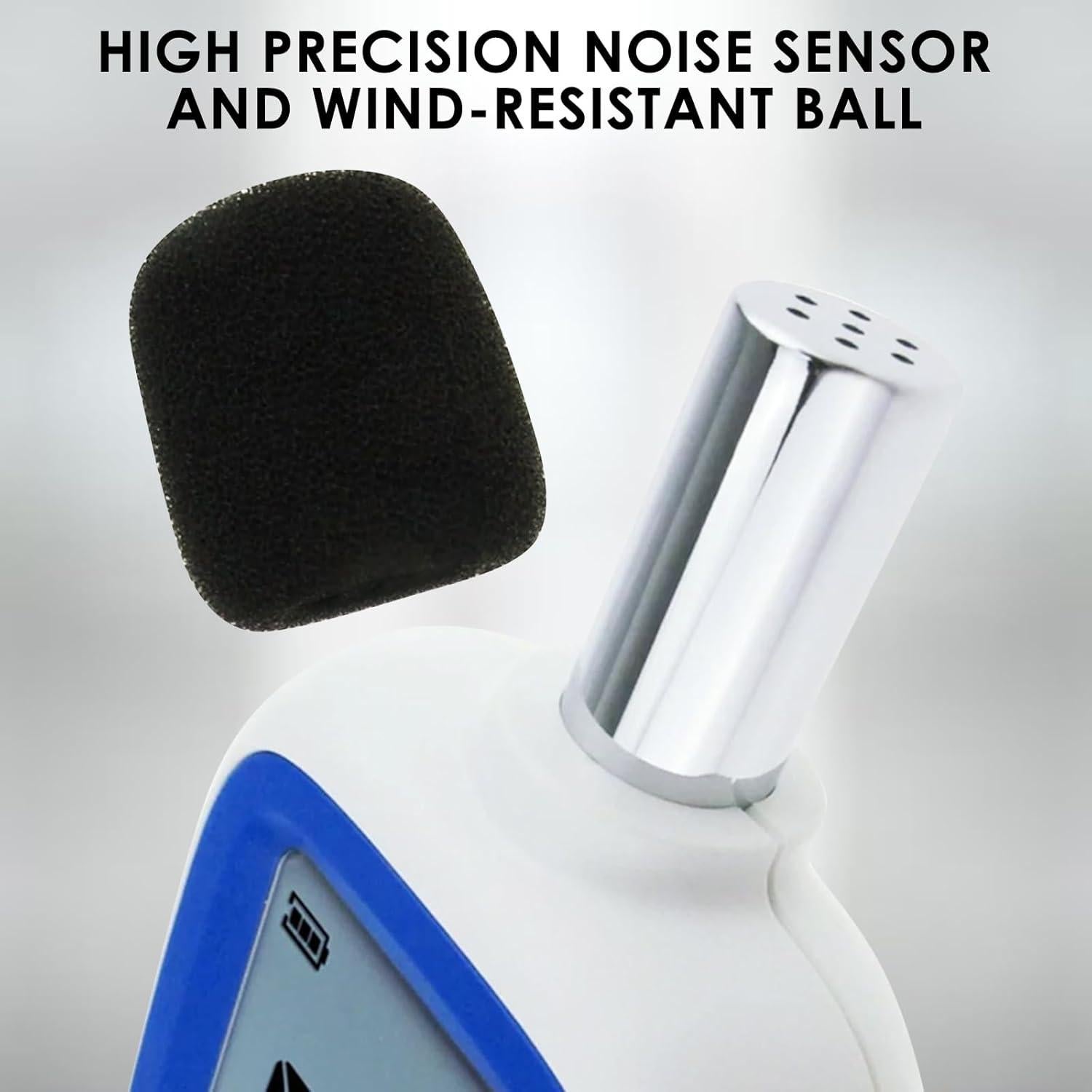 Medidor de Decibelios Inalámbrico Tekcoplus TK379PLUS 30-130dBA