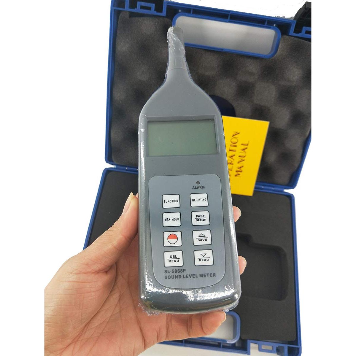 Medidor de Nivel de Ruido Digital CNYST 30-130dB 0.1dB