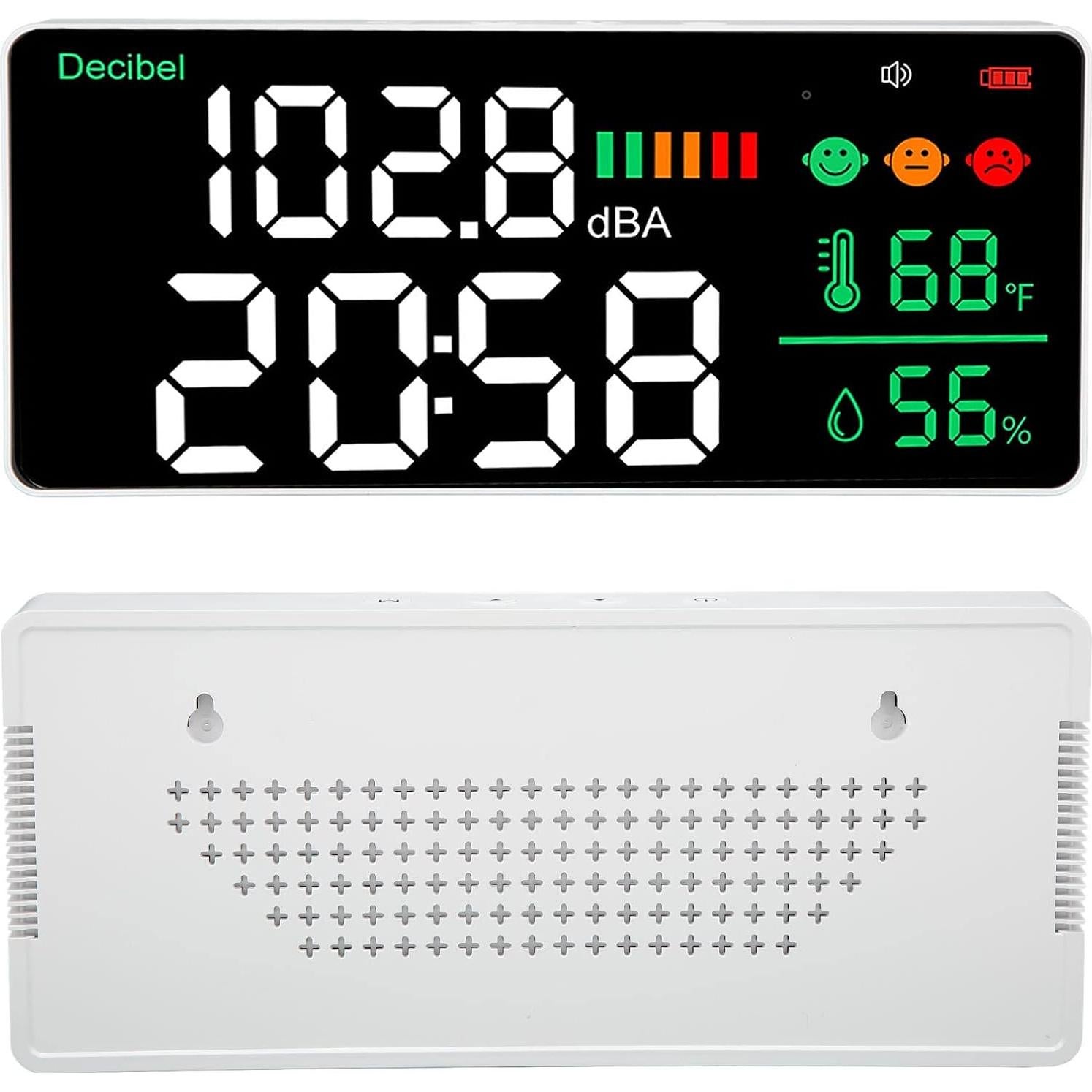 Medidor de Decibelios Diydeg 4 en 1 Pantalla LED 11"