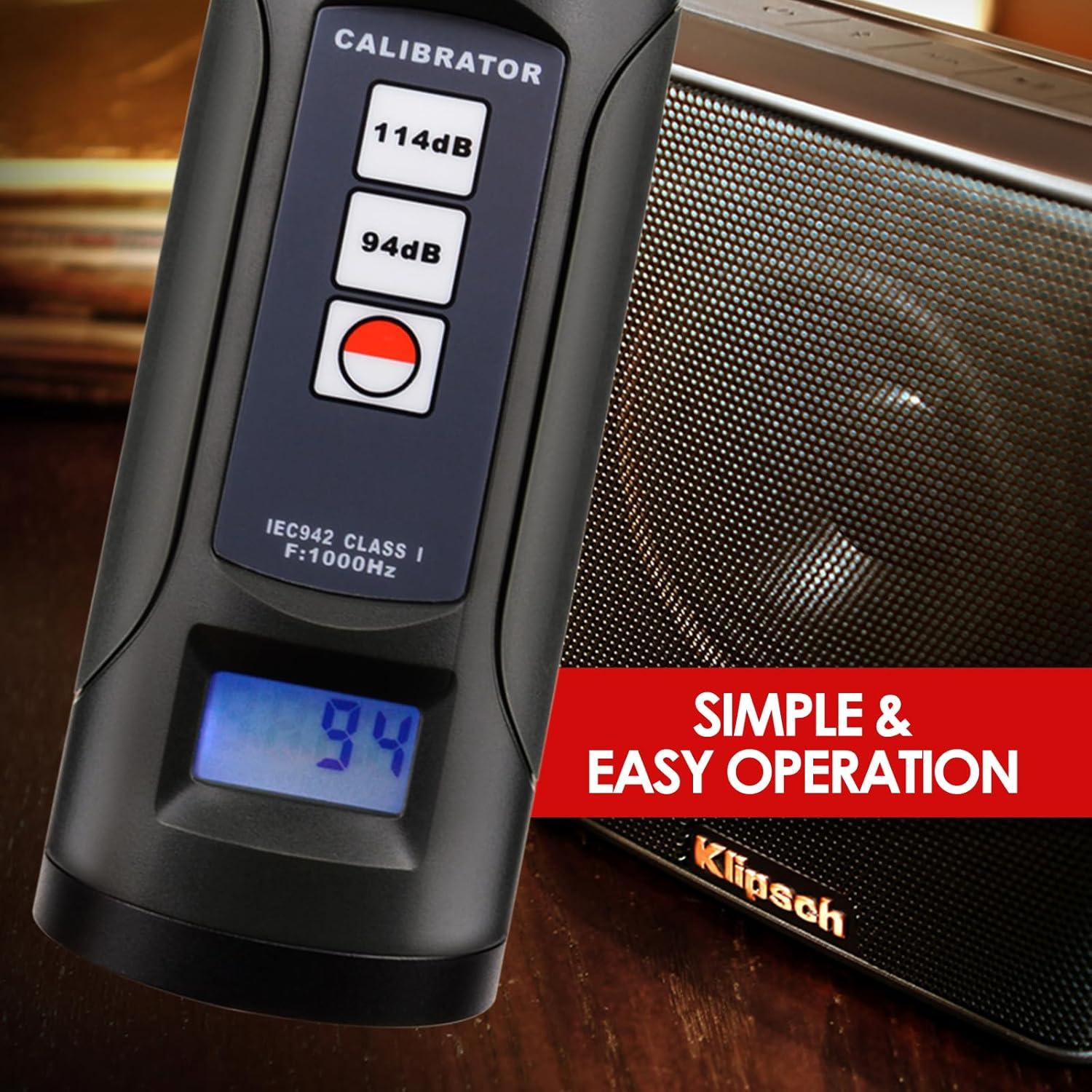 Calibrador de Sonido Digital Gain Express ND9B 94dB 114dB