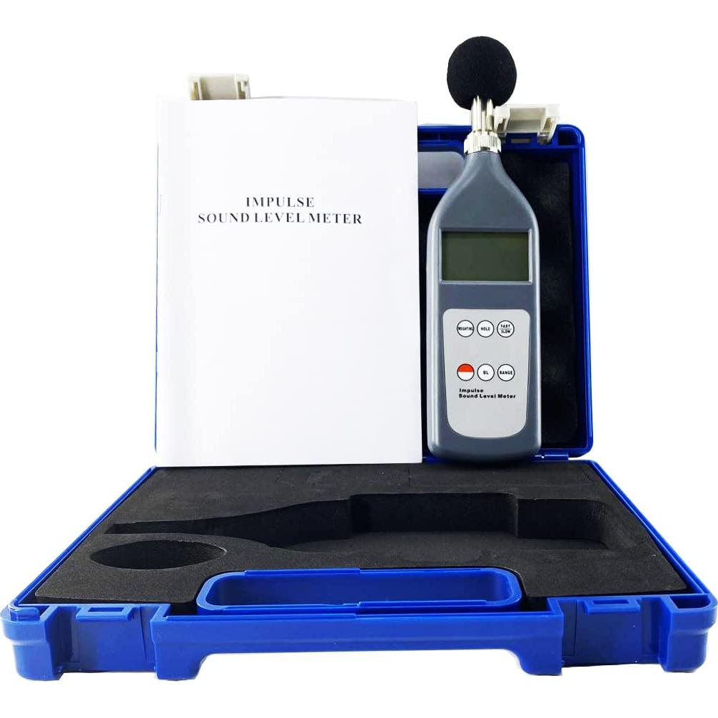 Medidor de Nivel de Sonido HFBTE 25-130dB con Pantalla LCD