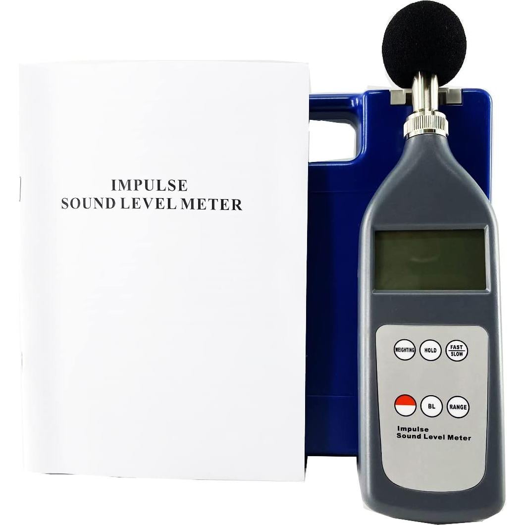 Medidor de Nivel de Sonido HFBTE 25-130dB con Pantalla LCD