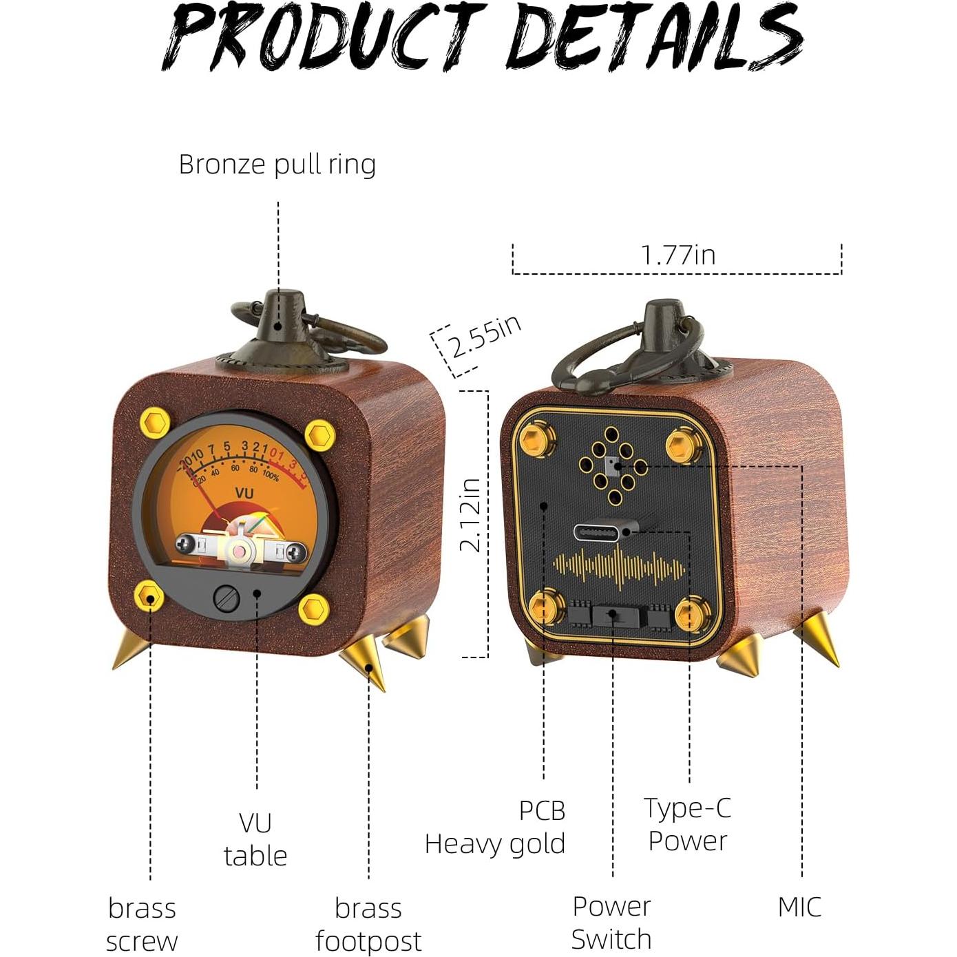 Indicador de Nivel de Sonido VU Inalámbrico FEIFANZHE FVU01-M