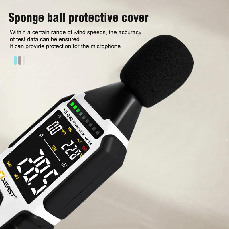 Medidor de Nivel de Sonido Digital Xeast XE-363 30-130dB