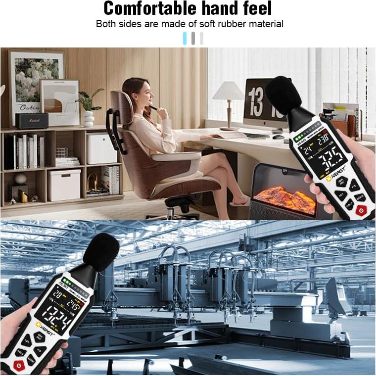 Medidor de Nivel de Sonido Digital Xeast XE-363 30-130dB