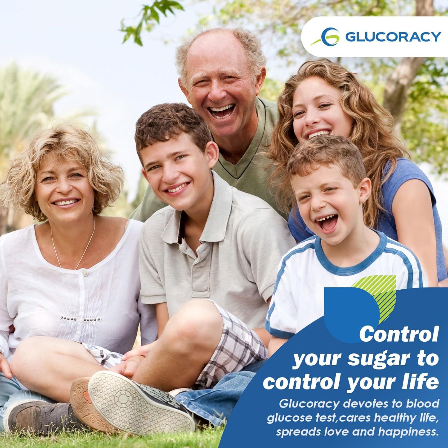 Kit Monitor de Glucosa Glucoracy G-425-2 con 50 Tiras y Lancetas