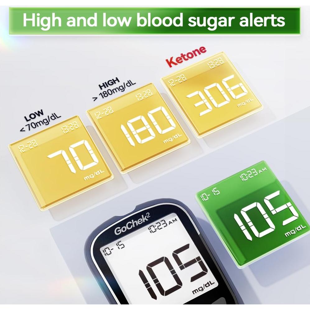 Kit Monitor de Glucosa MicroTech 100 Tiras y Lancetas