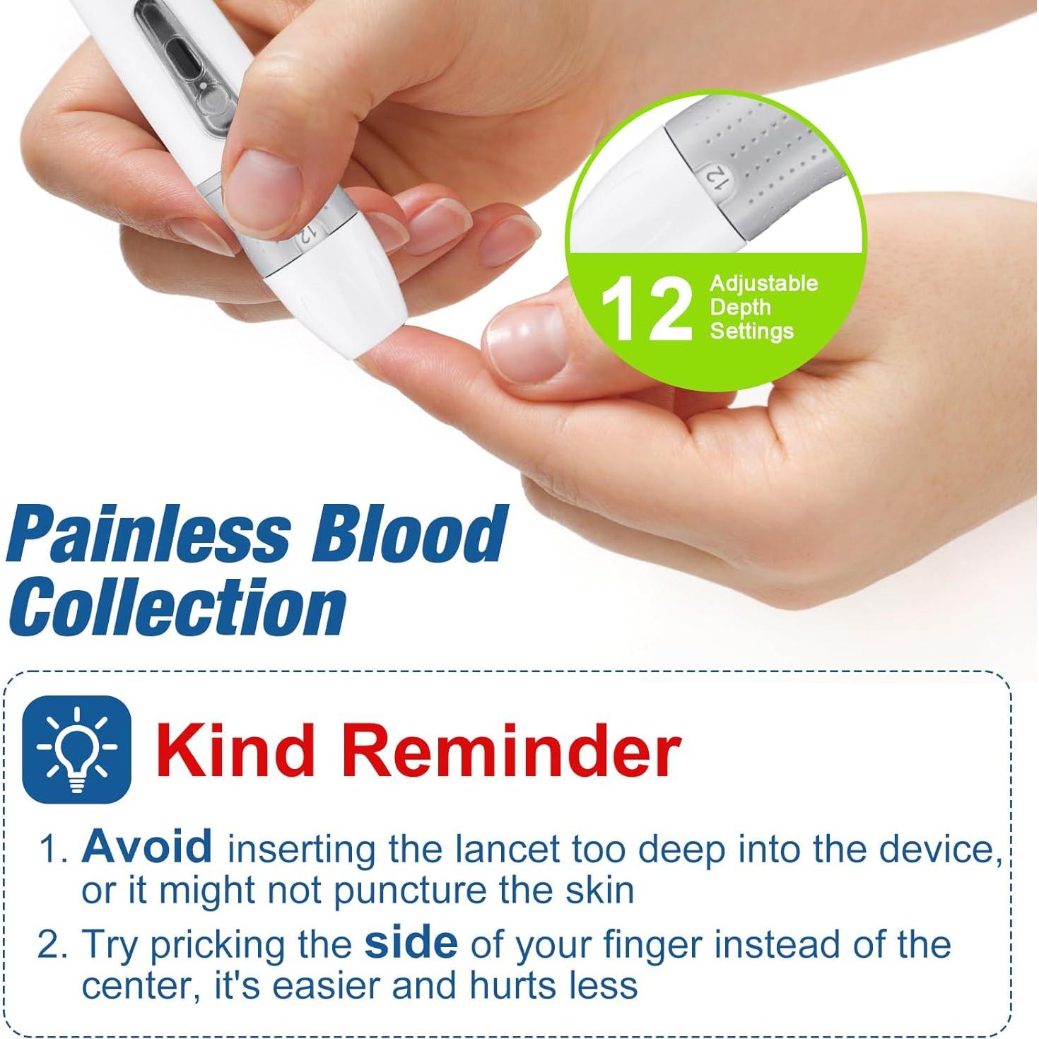 Kit Monitor de Glucosa Pro Comfort con 100 Tiras y Lancetas