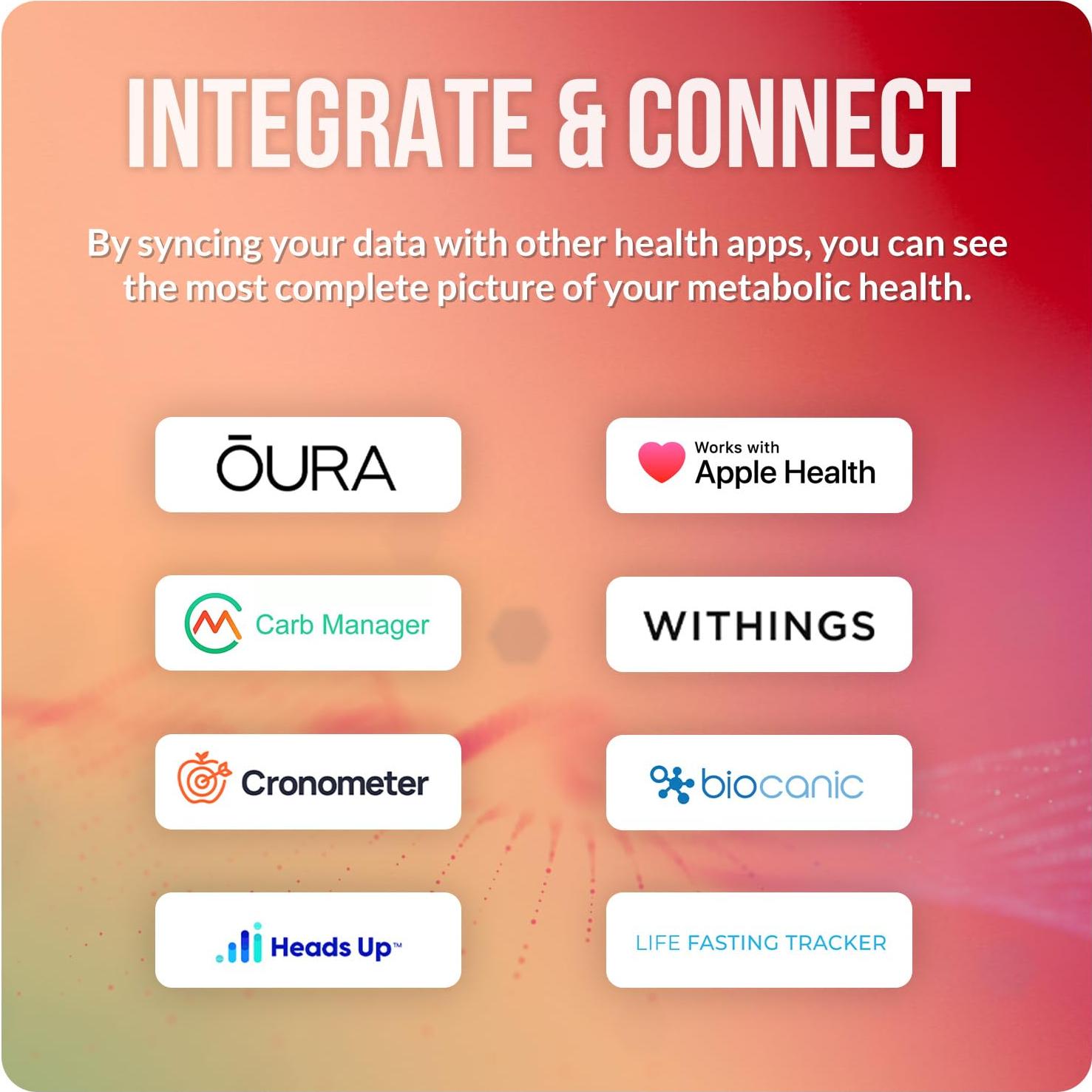 KETO-MOJO GK+ Medidor de Glucosa y Cetonas Bluetooth con App