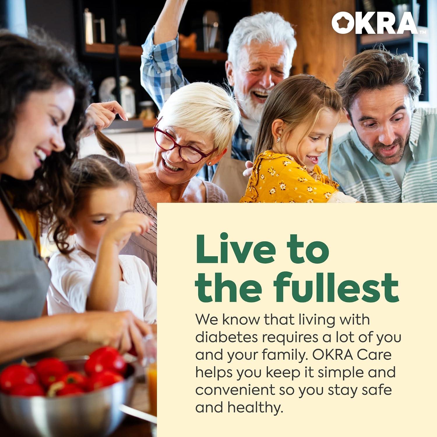 Kit de Monitor de Azúcar en Sangre OKRA PRO - 25 Tiras, Resultados en 5s