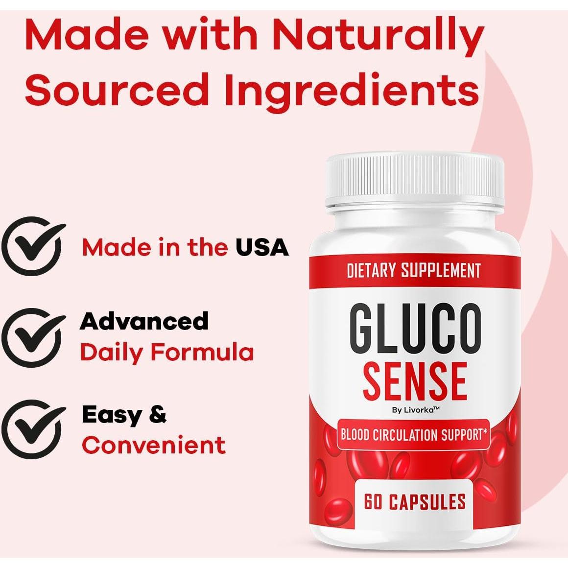 GlucoSense - Cápsulas Suplemento Natural 120 Unidades