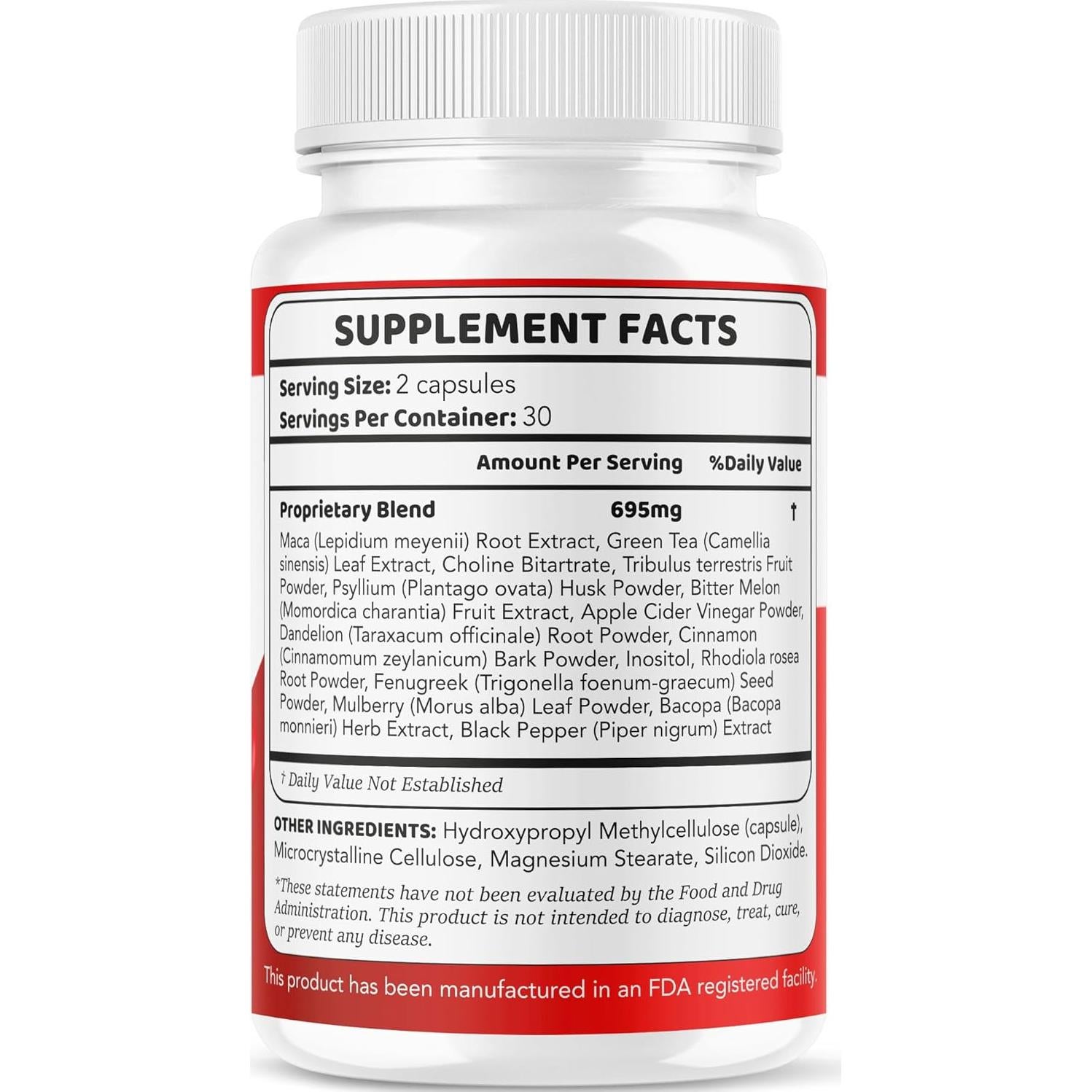 GlucoSense - Cápsulas Suplemento Natural 120 Unidades