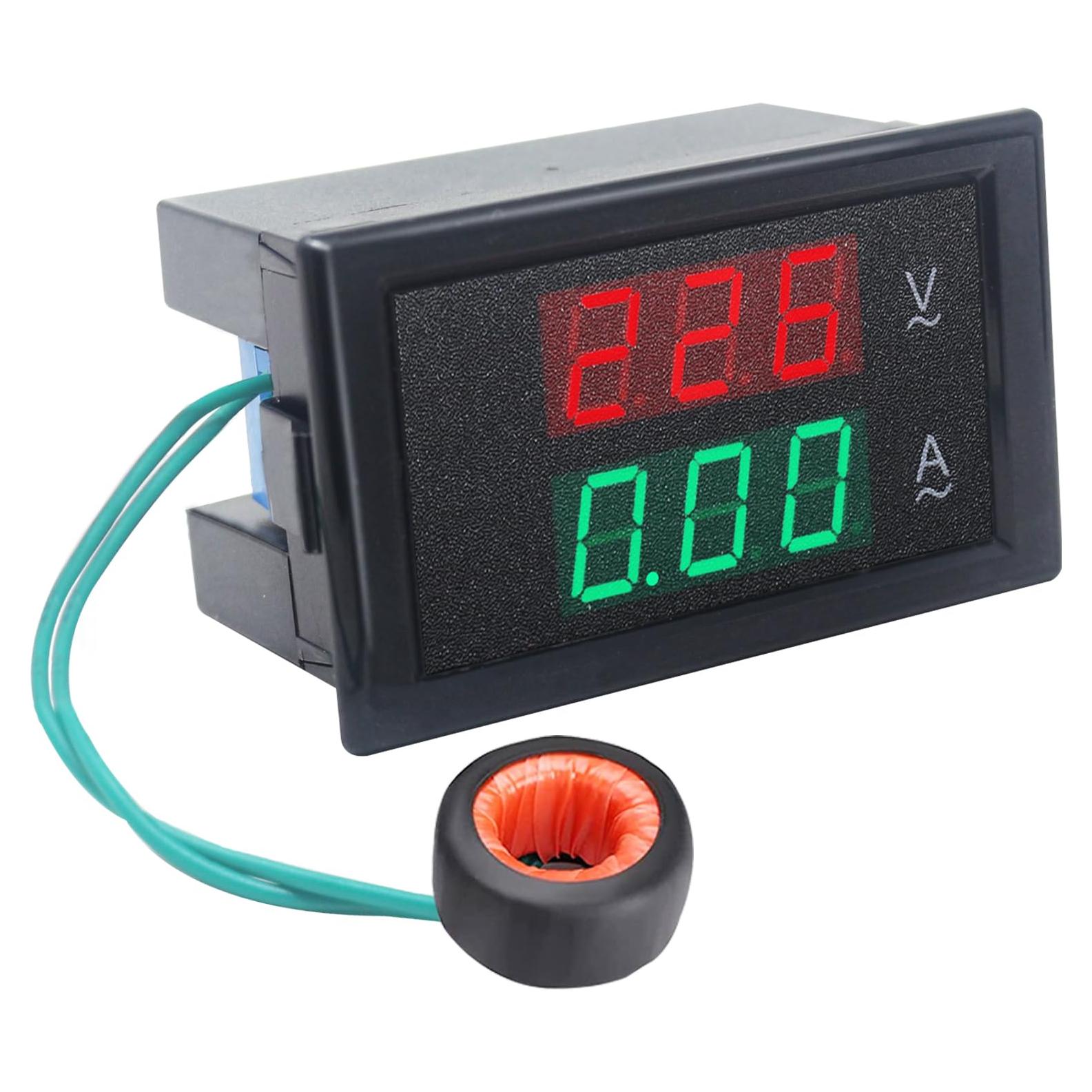 Medidor Digital de Voltaje y Amperaje KETOTEK 80-300V 100A