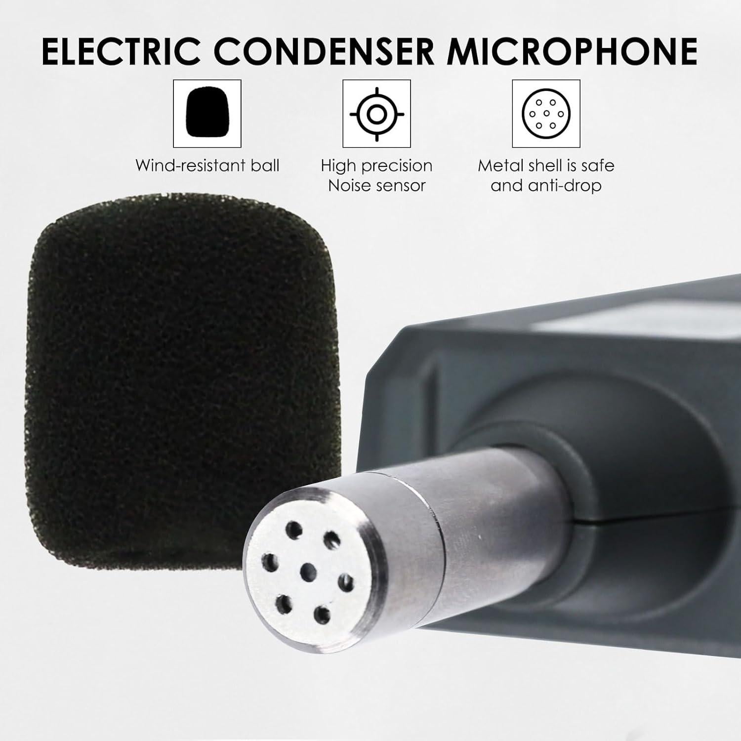 Medidor de Decibelios Gain Express SLM-411 30-130dB Portátil