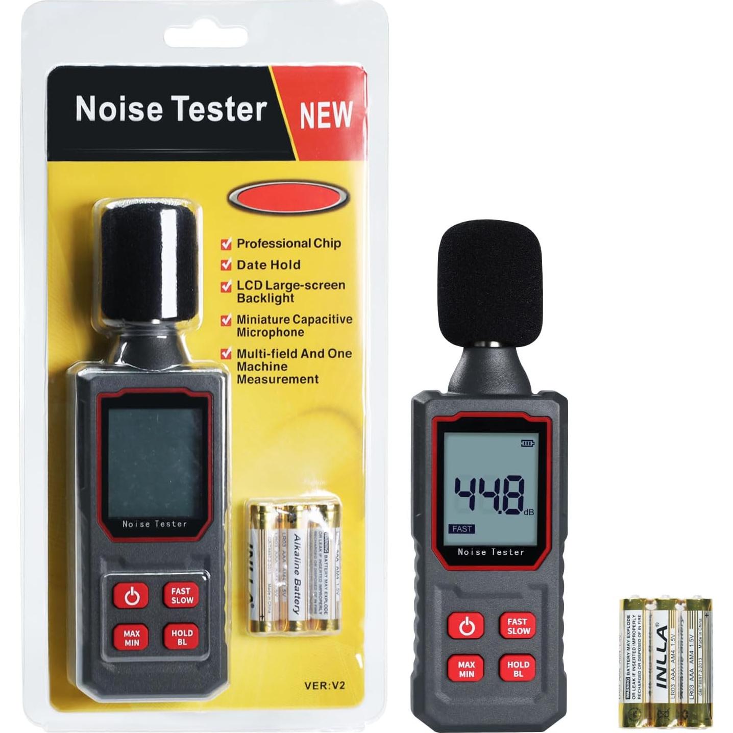 Medidor de Decibelios Gain Express SLM-411 30-130dB Portátil