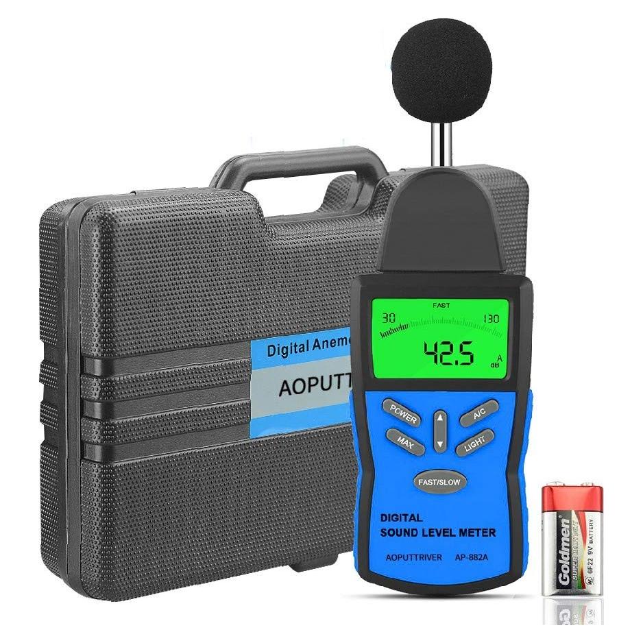 Medidor de Decibelios Digital AOPUTTRIVER AP-882A 30-130dB