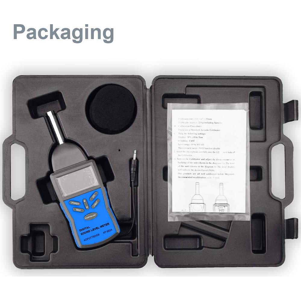 Medidor de Decibelios Digital AOPUTTRIVER AP-882A 30-130dB