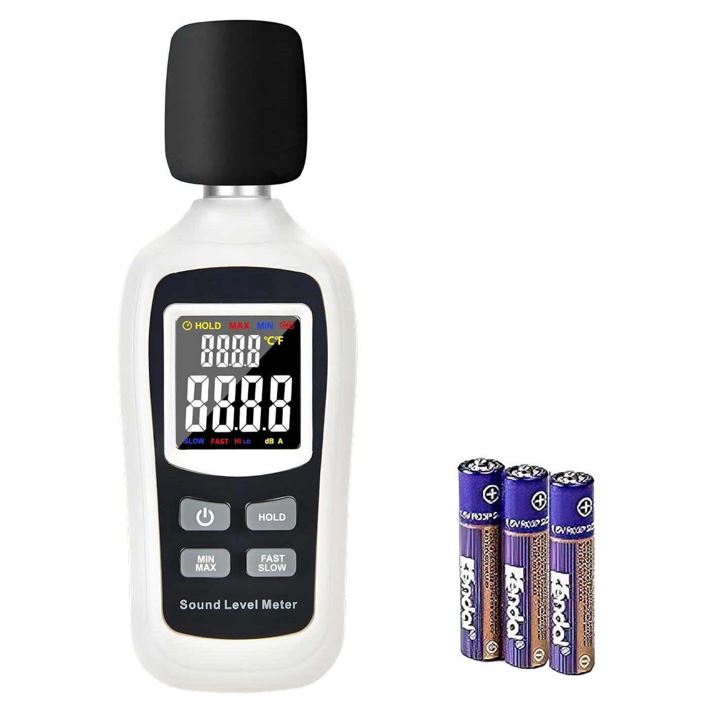 Medidor de Decibelios Digital V·RESOURCING VLT-CA-205WH 35-135dB