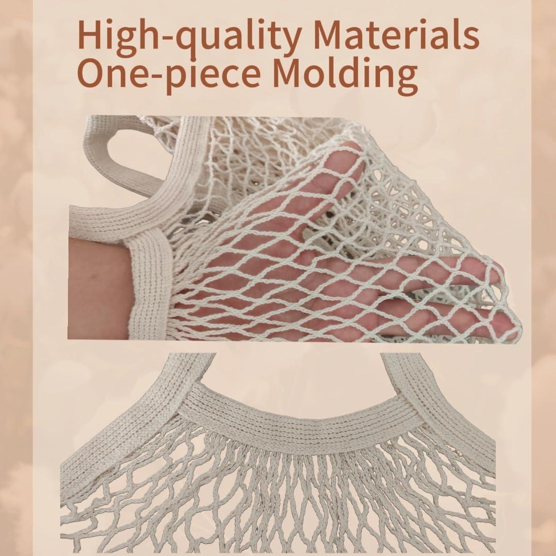 Juego de 4 Bolsas de Mercado HEYIBURAN con Asa Larga 35.56cm