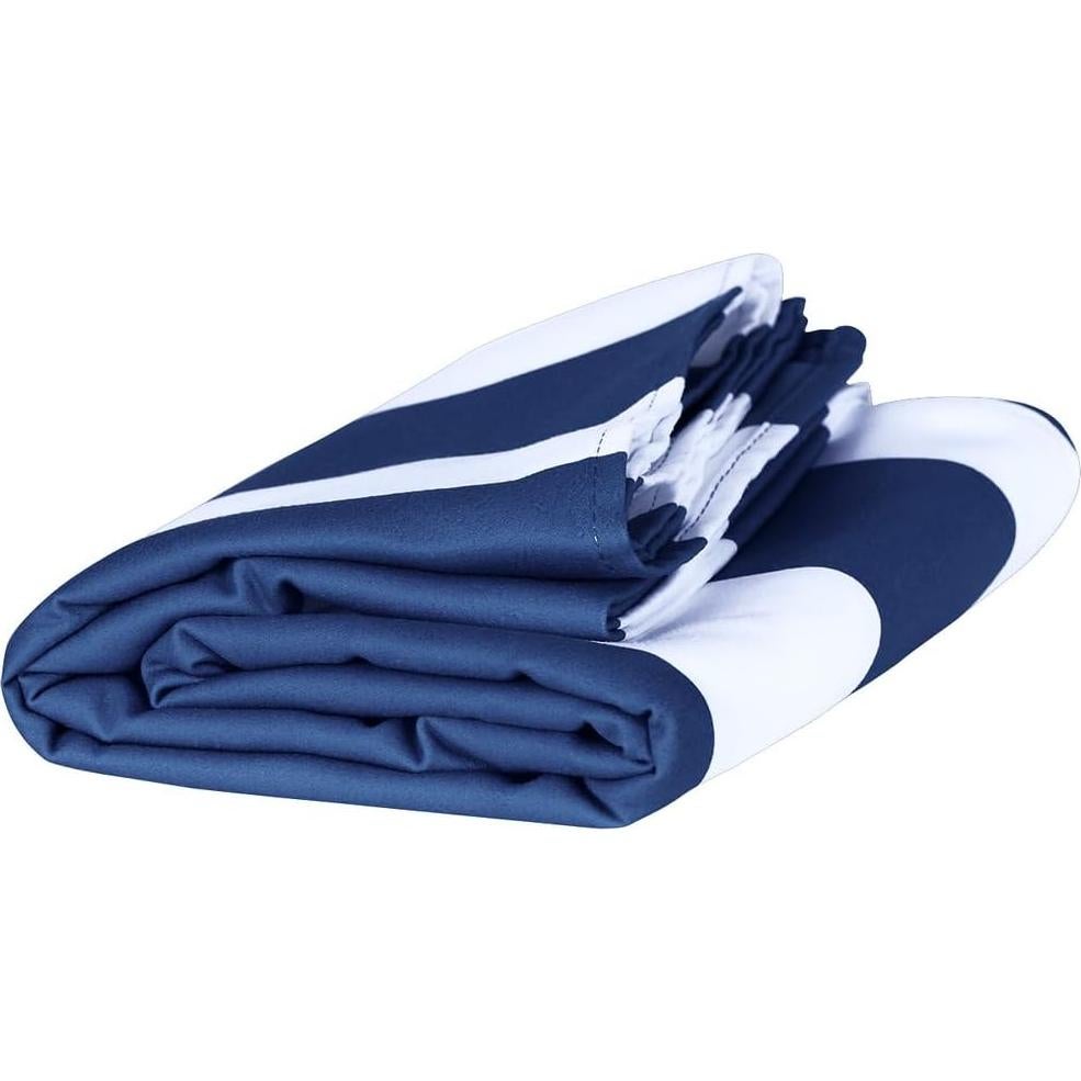 Toalla de Playa Dock & Bay Grande 160x90cm - Secado Rápido, Libre de Arena, 100% Reciclada