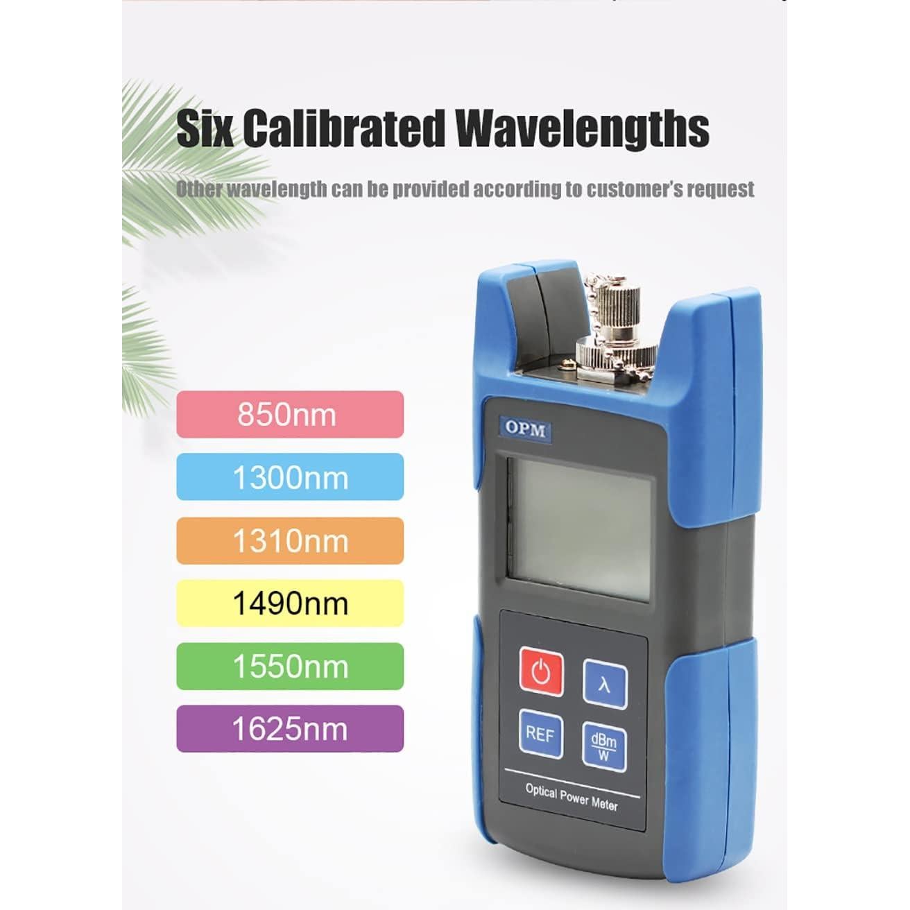 Medidor de Potencia Óptica Veimeitk VMT-TL510 -70 a +10 dBm