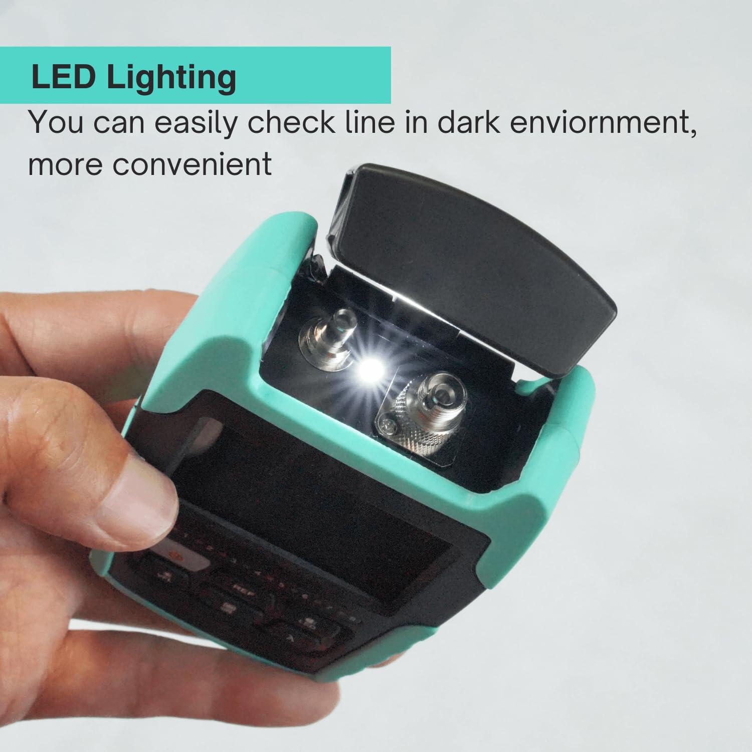 Medidor de Potencia Óptica QIIRUN TM530 4 en 1 con VFL