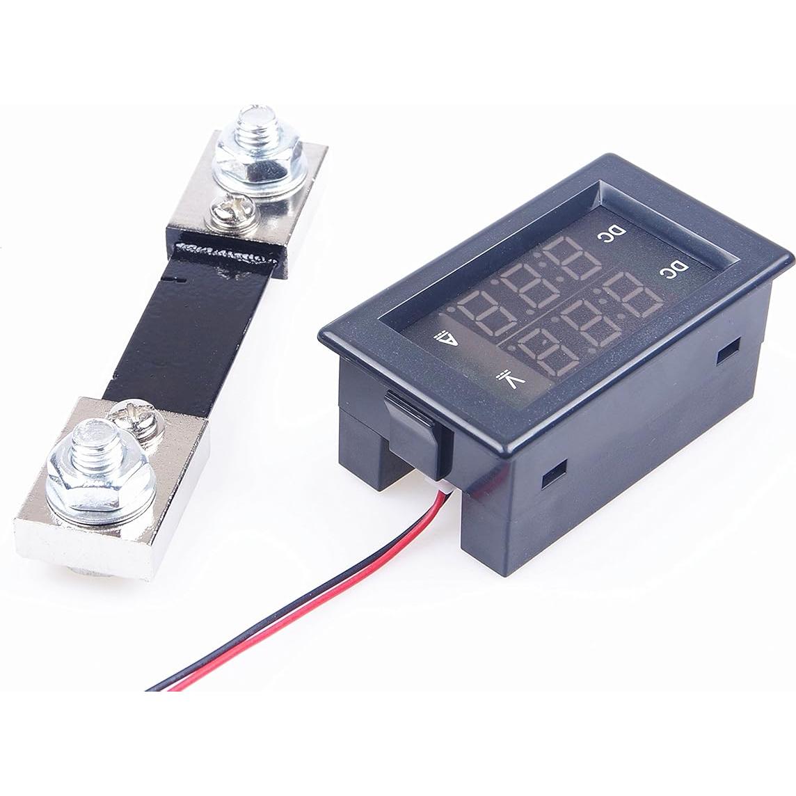 Medidor Digital de Voltaje y Corriente LM YN 0-300V 0-100A