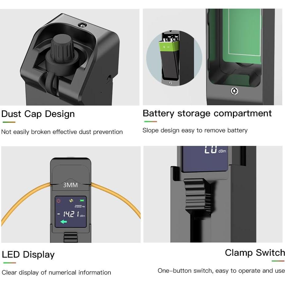 Identificador de Fibra Óptica KOMSHINE KFL-35P con OPM