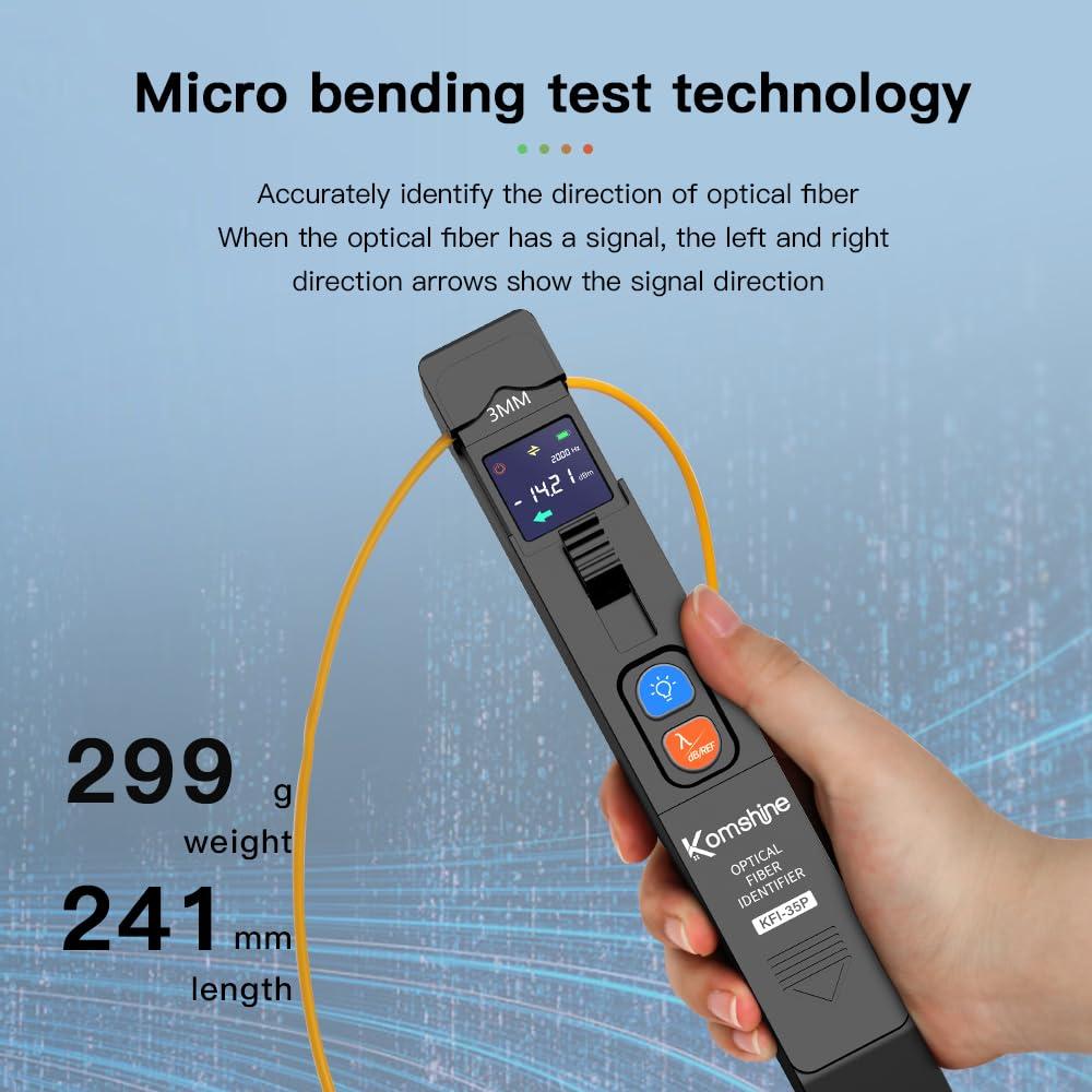 Identificador de Fibra Óptica KOMSHINE KFL-35P con OPM