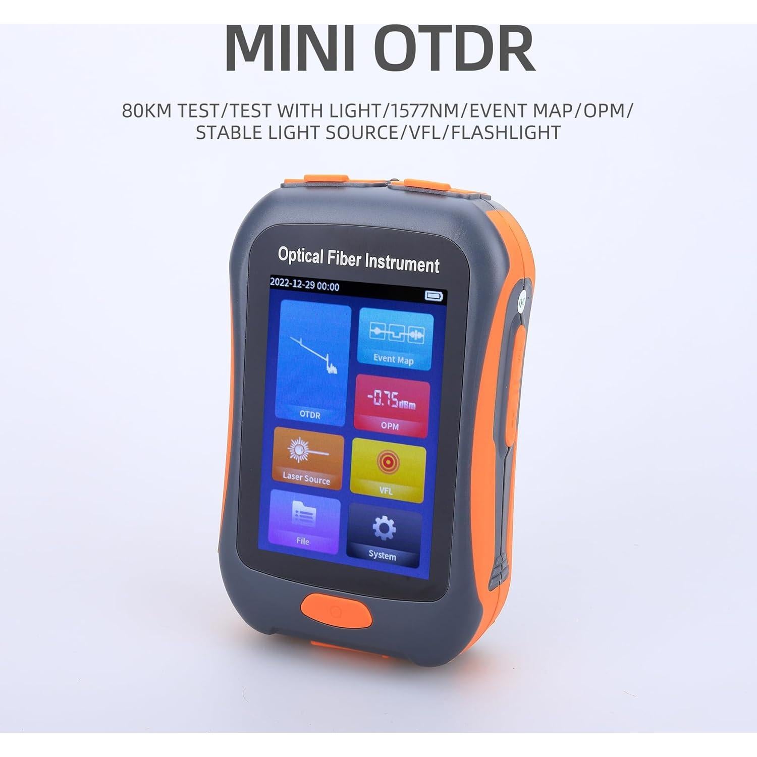 Mini OTDR Reflectómetro de Fibra Óptica ANPTAIKE OTDR-2800 20dB