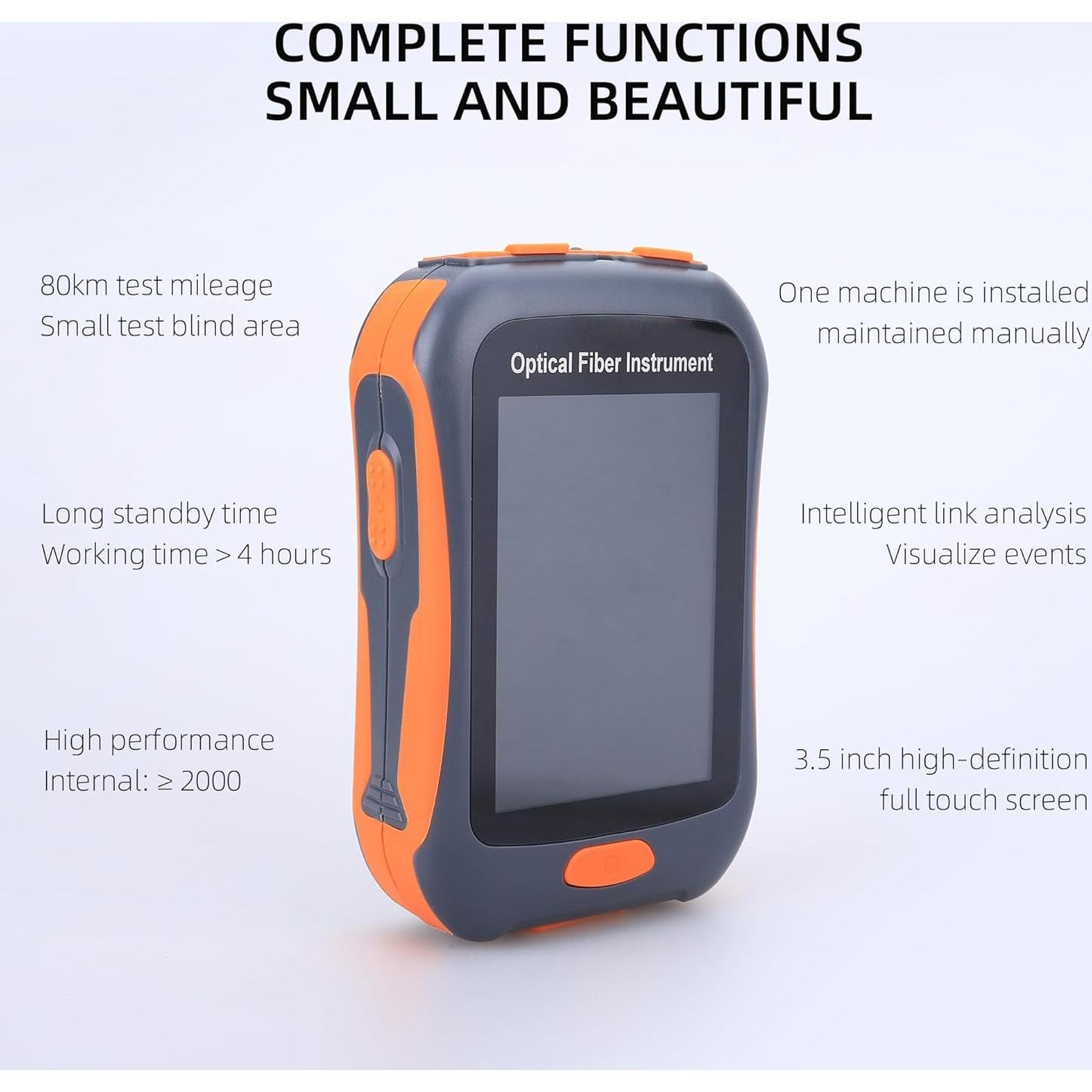 Mini OTDR Reflectómetro de Fibra Óptica ANPTAIKE OTDR-2800 20dB