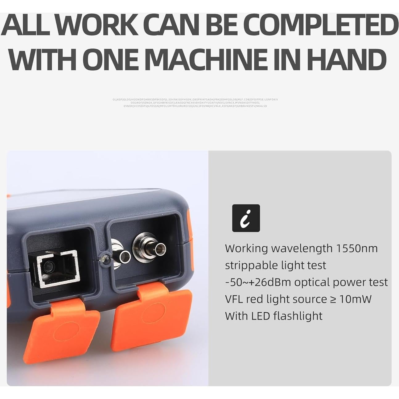 Mini OTDR Reflectómetro de Fibra Óptica ANPTAIKE OTDR-2800 20dB