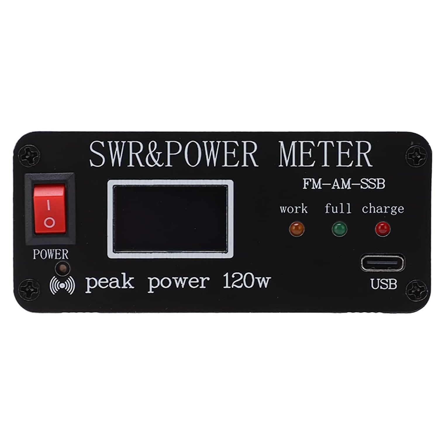 Medidor de Onda Estacionaria SWR 0.5-120W Aluminio Tipo C