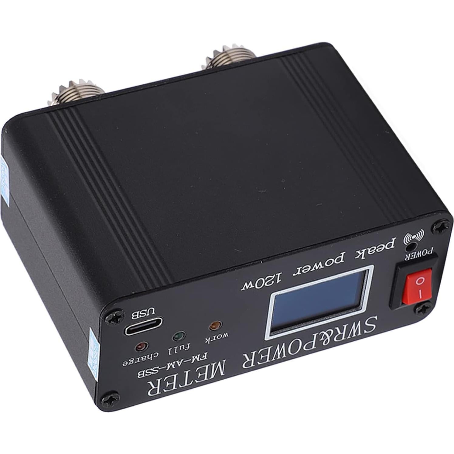 Medidor de Onda Estacionaria SWR 0.5-120W Aluminio Tipo C