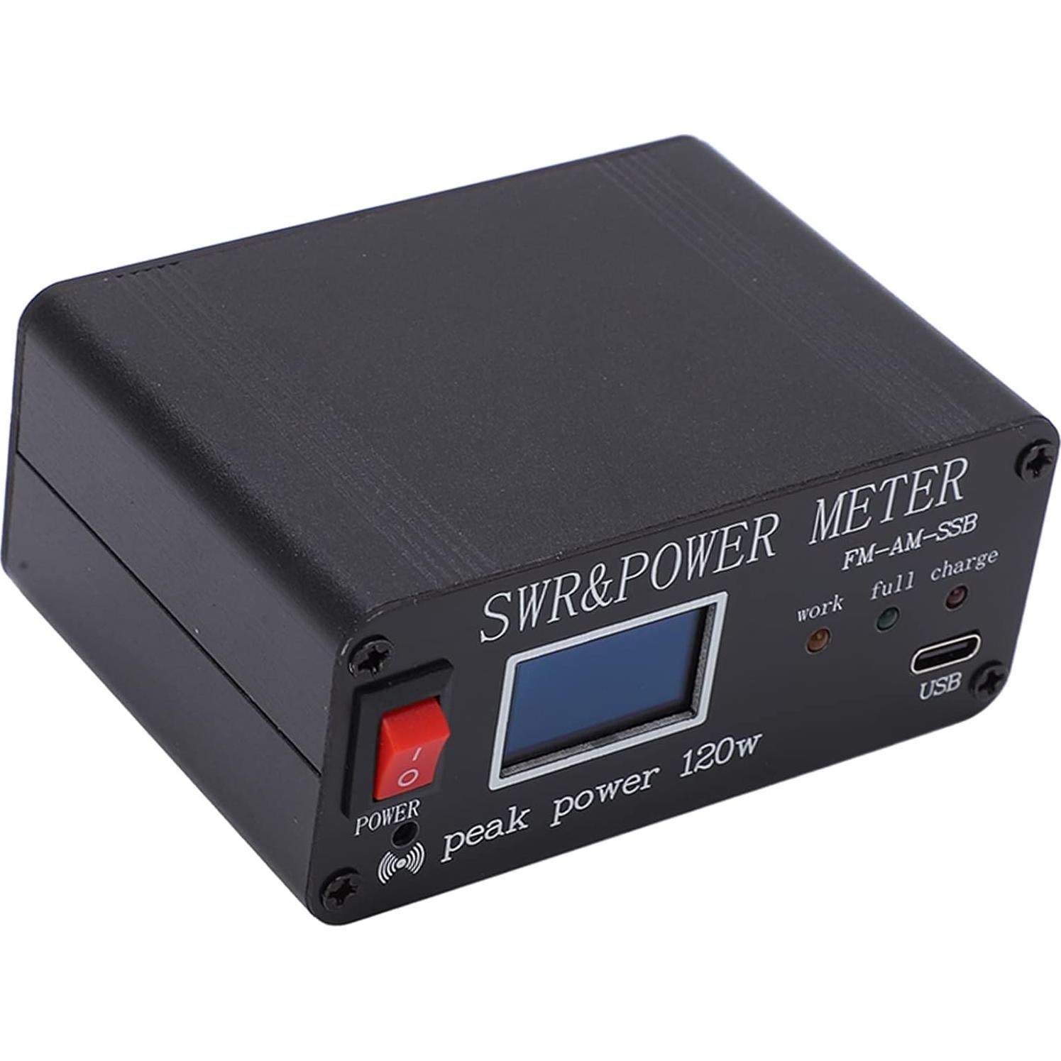 Medidor de Onda Estacionaria SWR 0.5-120W Aluminio Tipo C