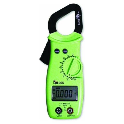 Medidor Digital de Pinza TPI 265 - 400A AC, 600V, 40MΩ