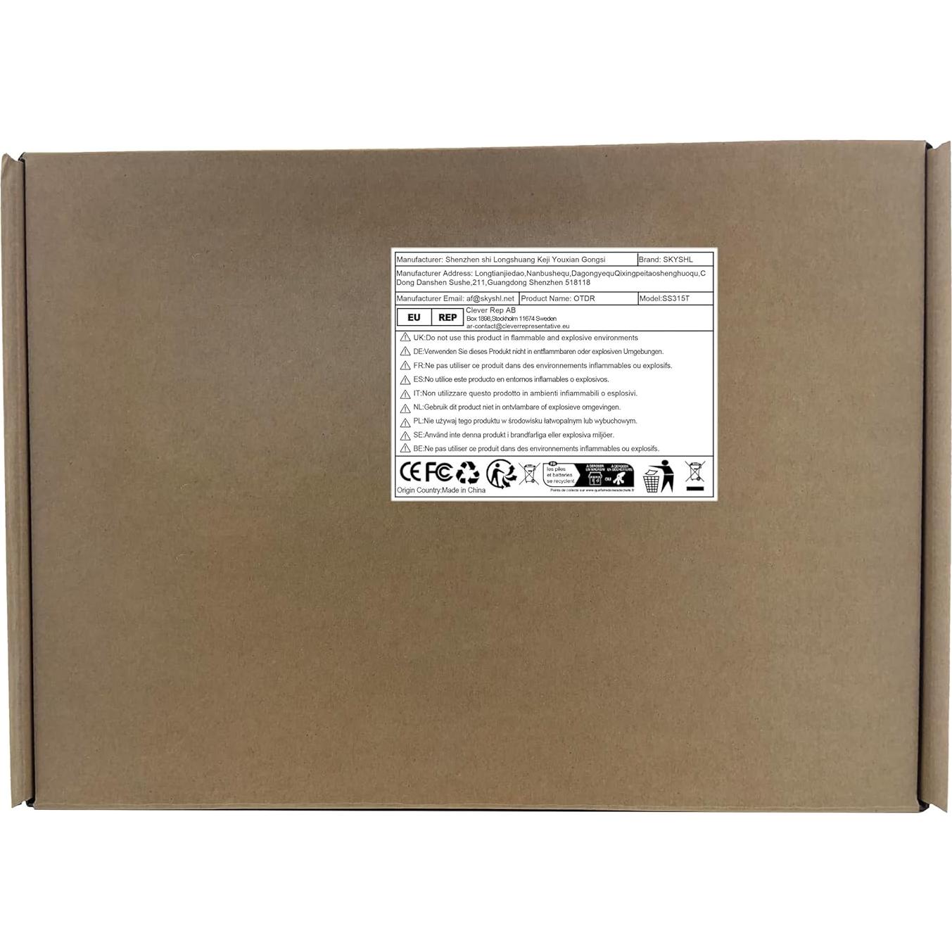 850nm/29dB+1300nm/37dB MM Fiber OTDR Tester Build in OPM+OLS+VFL+Event Map+APP Module+7inch Touch Screen Compatible with SC+FC+ST+LC/UPC&APC Connector-SS315T-2MM1