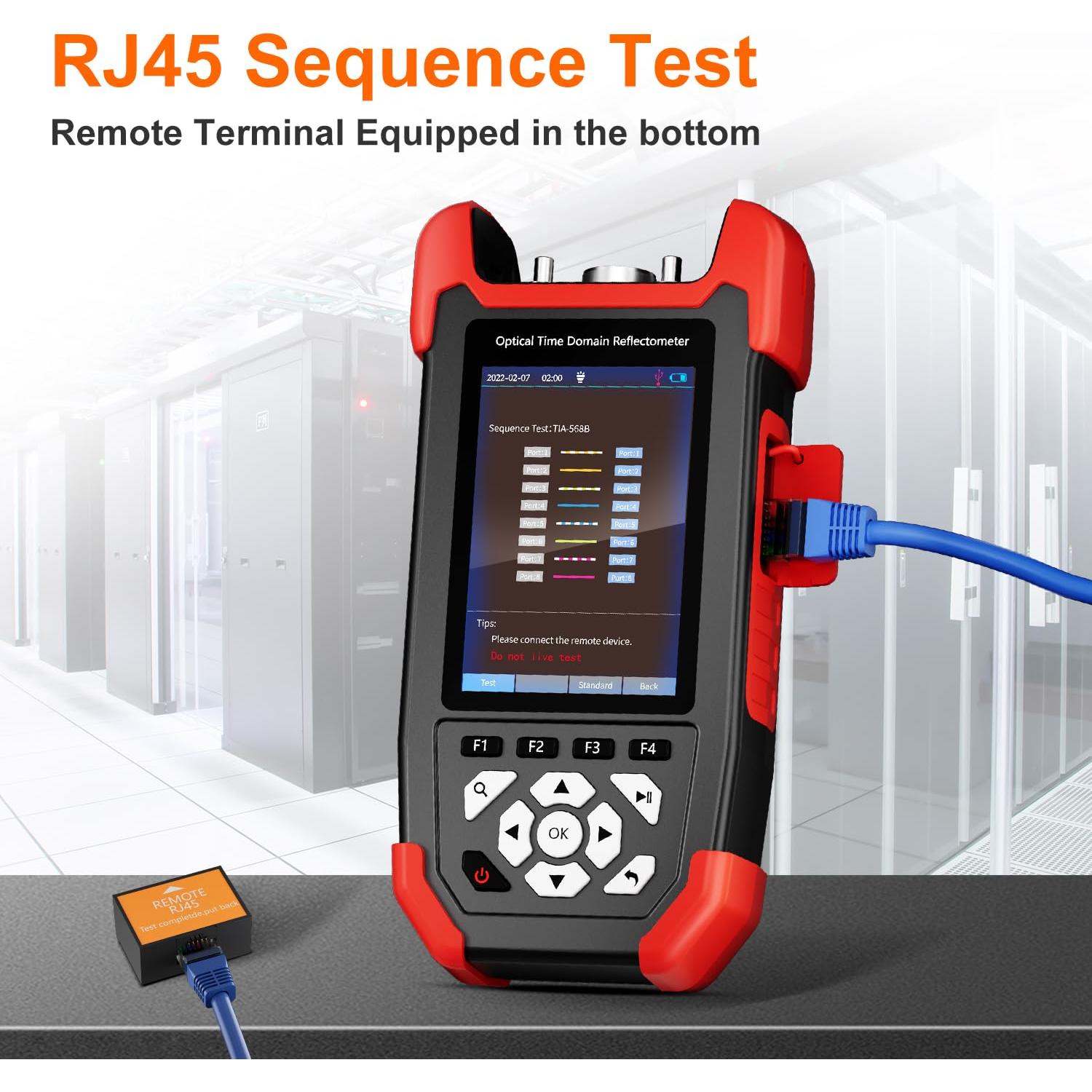 Probador de Fibra Óptica GOTMEET NF-981 OTDR 1310/1550nm 24dB