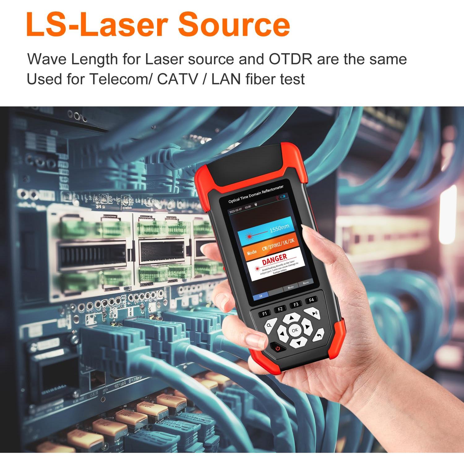 Probador de Fibra Óptica GOTMEET NF-981 OTDR 1310/1550nm 24dB