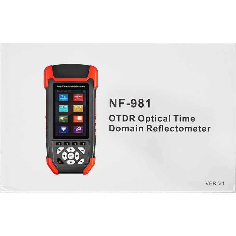 Probador de Fibra Óptica GOTMEET NF-981 OTDR 1310/1550nm 24dB