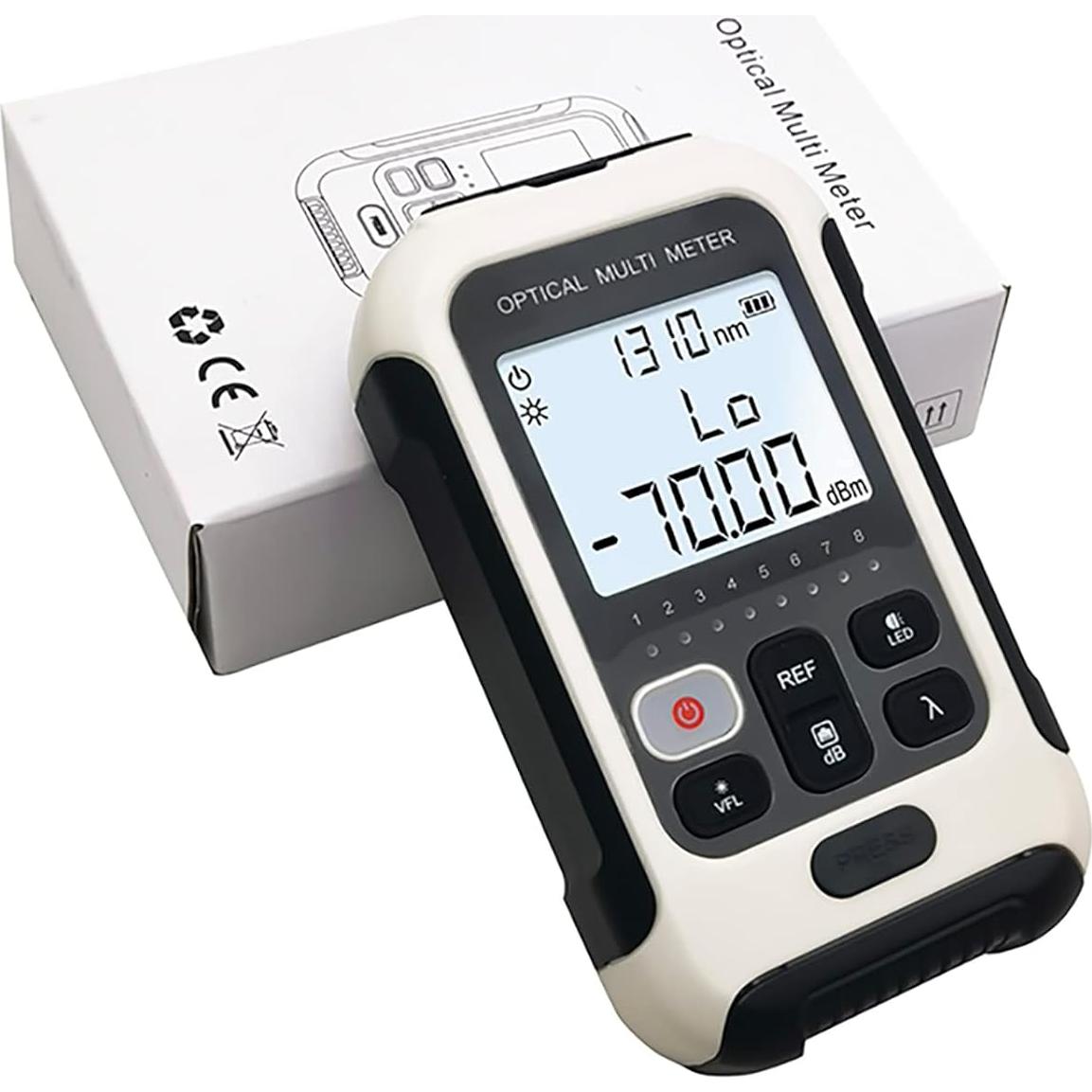 Medidor de Potencia de Fibra Óptica Fafeicy 800-1700nm