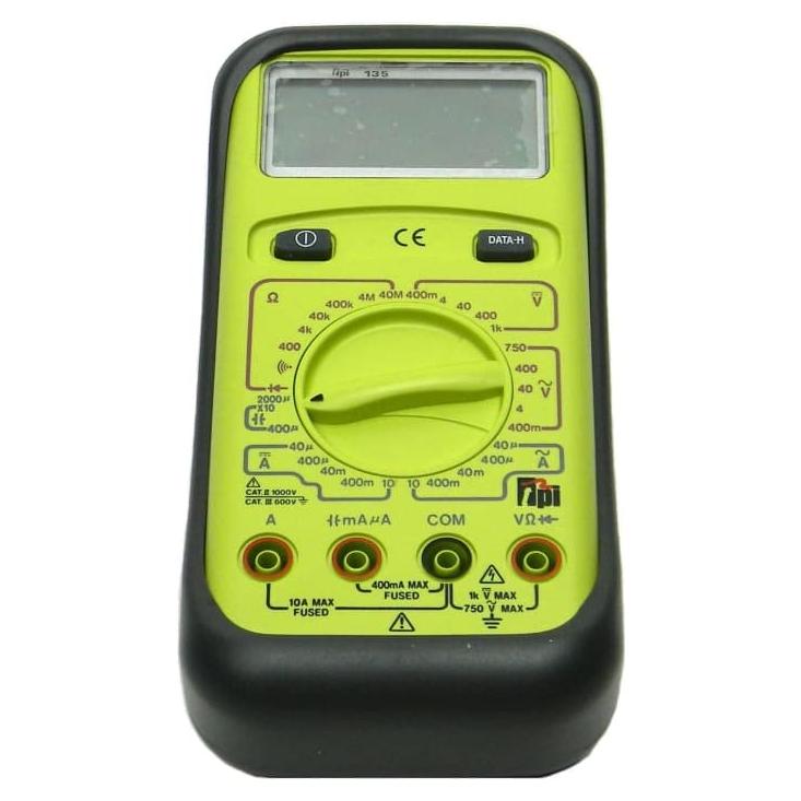 Multímetro Digital TPI 135 Rango Manual 750VAC 1000VDC
