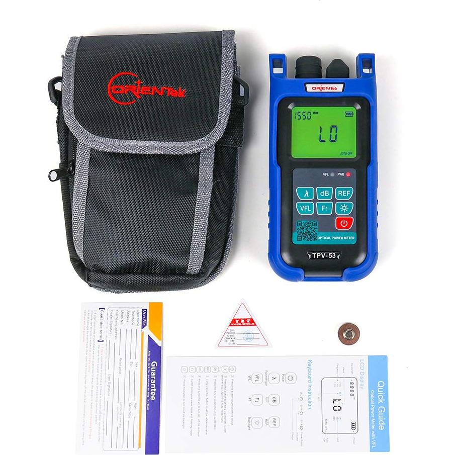Medidor de Potencia Óptica Orientek TPV-53 10km 850-1625nm