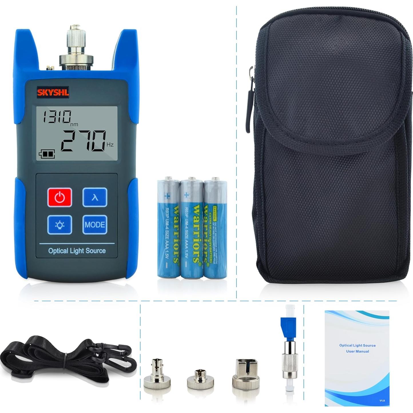 Fuente de Luz de Fibra Óptica SKYSHL SS103S 1310/1550nm