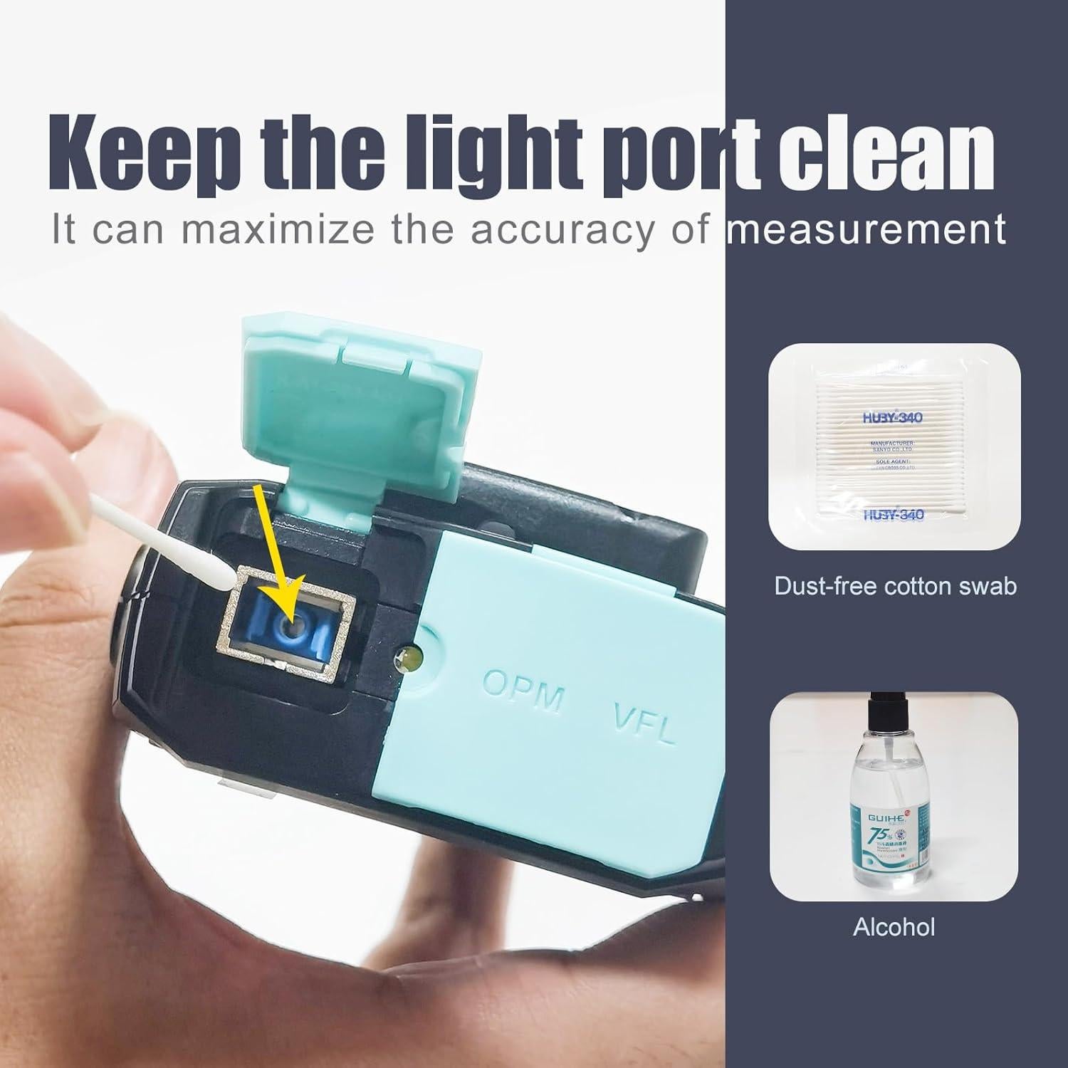 Probador de Fibra Óptica Signal Fire ZS-1000B 1550nm Multifuncional