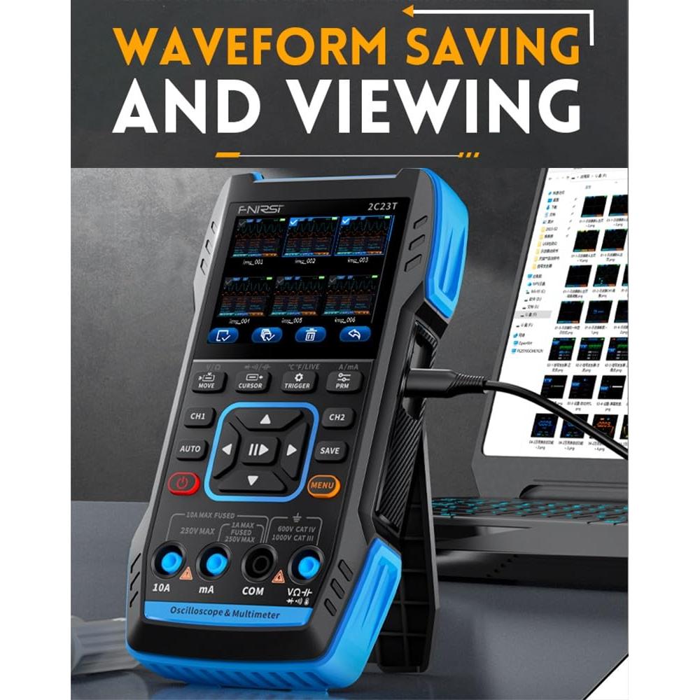 Osciloscopio de Mano 3 en 1 HXT-2C23T 10MHz 50MSa/s