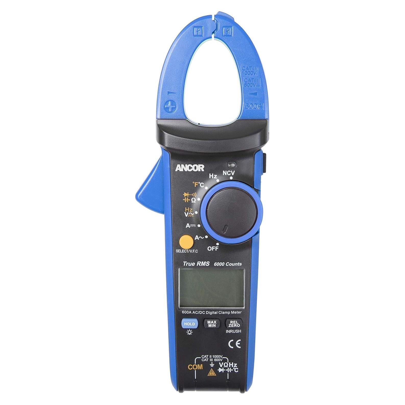 Multímetro Digital Ancor Marine Grade 12 Funciones Azul/Negro