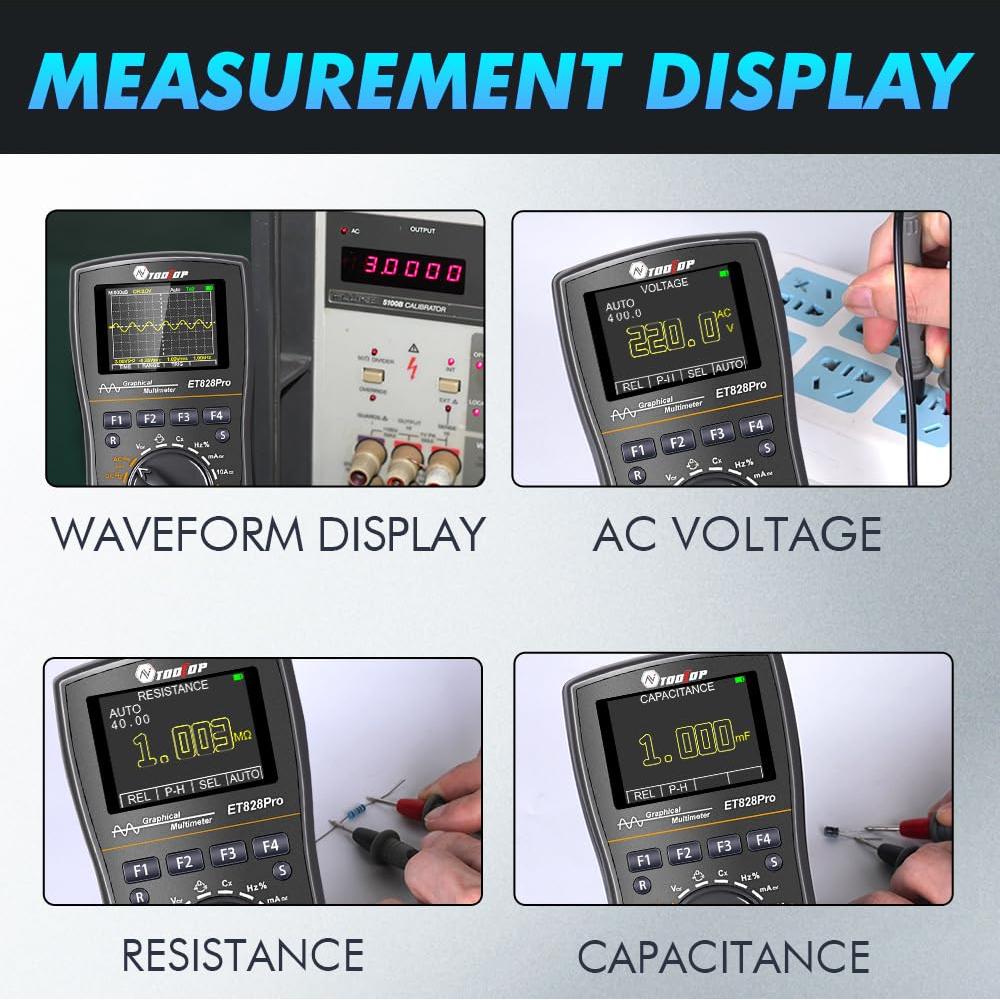 Multímetro Osciloscopio Digital Thsinde TH924 Portátil 2-en-1