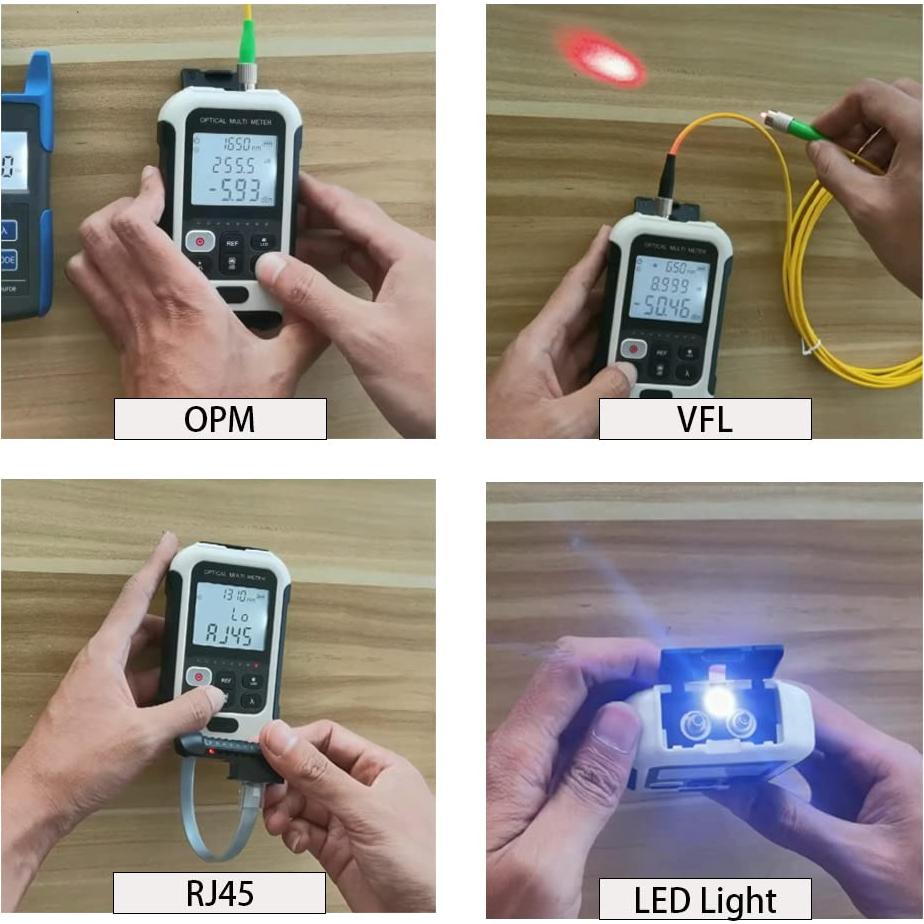 Medidor de Potencia Óptica TM570 3 en 1 con Localizador VFL